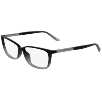 Women’s CK24546 Calvin Klein Black Eyeglasses – 55mm, Square Frame, Blue‑Light Blocking