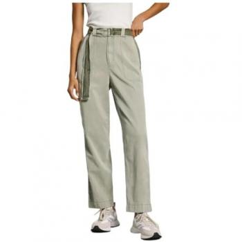 Pantalon Aylin Vert – Pepe Jeans Femme Casual, Tissu Lyocell Durable (S)