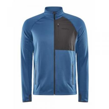 Craft ADV Tech Fleece Thermo-Laufjacke Herren M hellblau