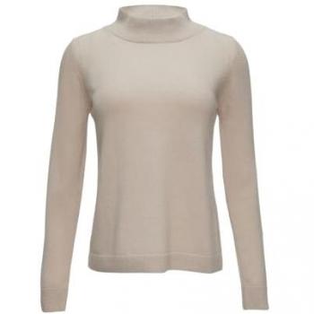 S.Oliver Longpullover Kaschmir-Mix Rippbündchen