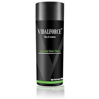 VidalForce Naturpuder – Streuhaar Aschbraun 30 g, Sofortwirkung