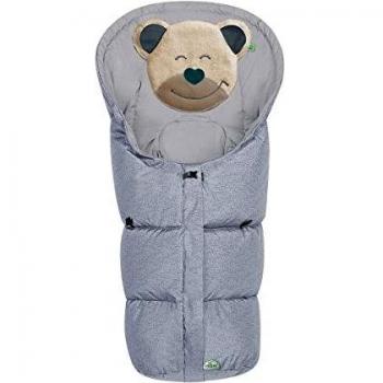Odenwälder Babynest Fußsack 81cm Blizzard cool grey
