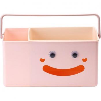 Sac de rangement Smiley – boîte suspendue couche-culotte, jouet et biberon