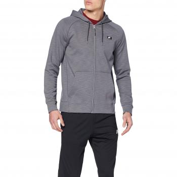 Men's Nike Optic Full Zip Hoodie in Dark Grey