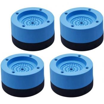 Blue Leveling Feet for Washer and Dryer, Anti-Vibration Pads
