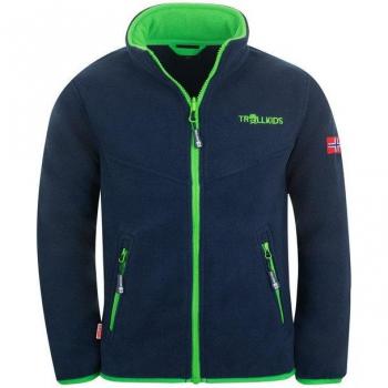 Trollkids Fleecejacke Oppdal für Kinder – Blau, Größe 98