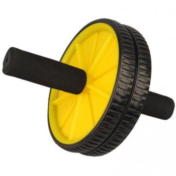 Tapis roulant per Addominali Double Core Roller, Allenamento in Casa + Guanti Protezione per Ginocchia Gratis