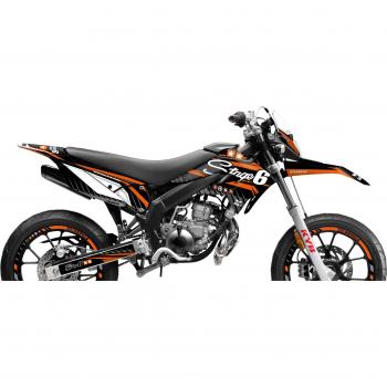 Grafica deco Stage6 per Derbi X-Treme 2011-2017 Arancione