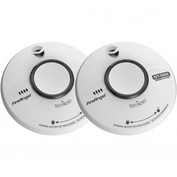 X Fireangel Smoke Fire Alarm Twin Pack