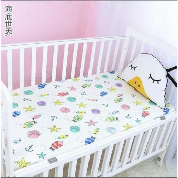 Drap housse respirant berceau enfant garçon 120 cm x 65 cm