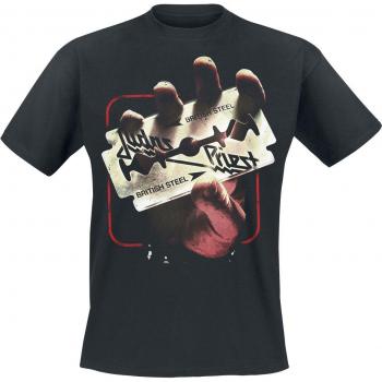 Shirt homme Judas Priest – Collection “British Steel 50HMY” – Noir – Variantes S à XL