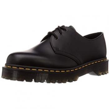 Dr. Martens, Laced Shoes, male, Black, Size: 8 US Elegant Mens Leather Shoes