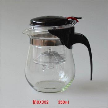 Juego práctico de té de vidrio para oficina