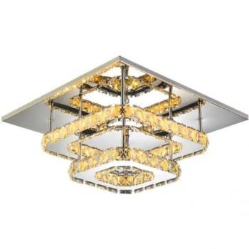 Lampe de Plafond Toolight 26x26 Gris