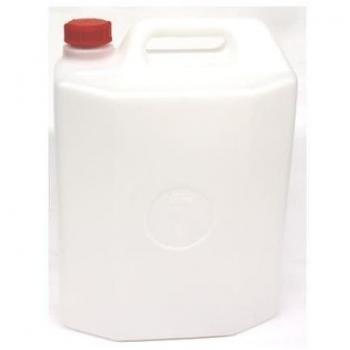 Contenitore per liquidi in plastica con becco lungo