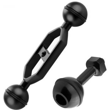 Scuba Diving Light Torch with Dual Ball Joint Arm and Butterfly Clips