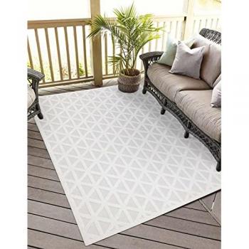 Carpet City Teppich In-& Outdoorteppich Santorini 446, 3D-Effekt, Geo-Muster, rechteckig
