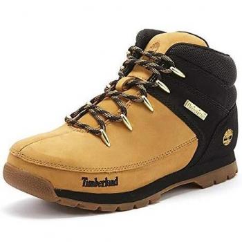 Chaussures Enfant Timberland EuroSprint Sable/Noir – Cuir pleine fleur, Confortables et Élégantes