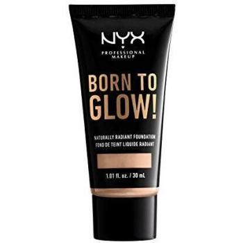 NYX Professional Schillerndes Finish Foundation – Aufbaufähig, Mitteldeckend, Vegan, Vanilla
