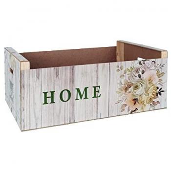 Boîte de Rangement en Bois 58x39x21 cm