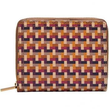 Fossil Logan Mini Porte-Monnaie Violet Femme 256592