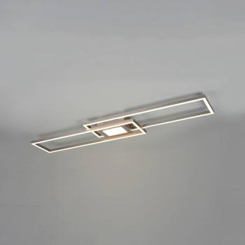 Lindby Ismera Lámpara LED con 2 Marcos Níquel