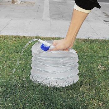 15L Portable Collapsible Water Bucket for Car Camping