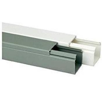 Canalina passacavi 2000 mm bianca 40 x 40 mm 1 pz