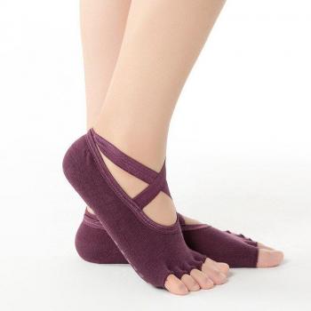 Anti-Slip Cotton Yoga Socks for Women