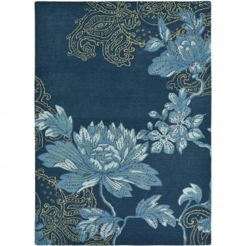 Tapis de chambre en laine Wedgwood motif floral FABLED
