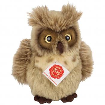 Hibou Gris à Embrasser 16 cm