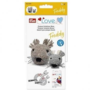 Prym Pompon-Set Maus Freddy für Strickprojekte