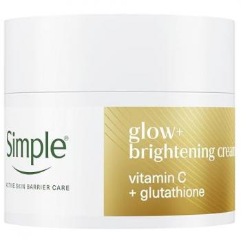 Simple Glow+ Brightening Gel-Cream Radiance Boosting 50ml, 3Pk In White (White)