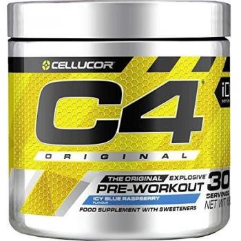Cellucor C4 Original Energy Boost Powder – 30 Servings, Icy Blue Razz