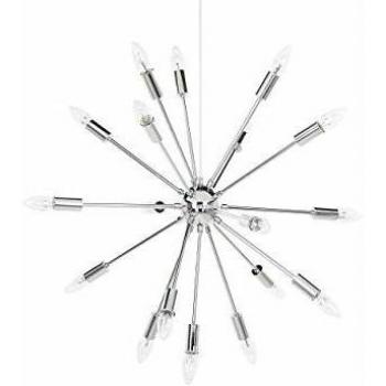 Suspension Design MAGUSE en Acier Argenté