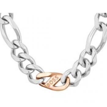 Collana da Uomo Hugo Boss in Acciaio Bicolore