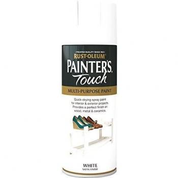 Rust-Oleum 400ml Satin White Spray Paint