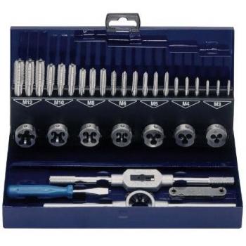 Coffret de tarauds et filières M3 à M12 32 pièces