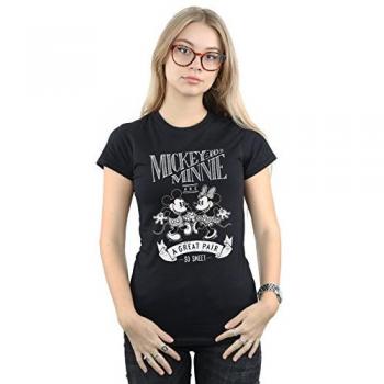 T-shirt Disney Binôme Éblouissant Noir