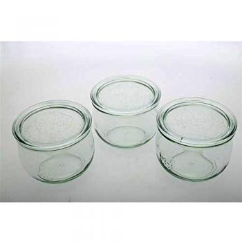 EINKOCHWELT Weck Gläser 500ml Tulpe (3er Set)