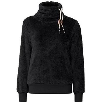 OXMO Fleecepullover OXAnniki mit hohem Kragen