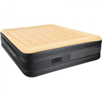 ML-Design Luftmatratze mit eingebauter Luftpumpe 203x157x47 cm Beige