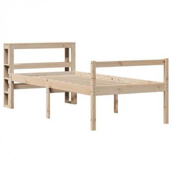 Small Single Senior Bed with Headboard (75x190) – Matteless Design