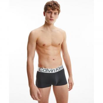Pack de 3 bóxers cortos negros lisos para hombre Calvin Klein