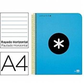Bloc espiral horizontal Liderpapel A4 120 hojas 100g azul