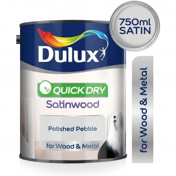 Dulux 5211306 Quick Dry Satinwood Paint For Wood And Metal