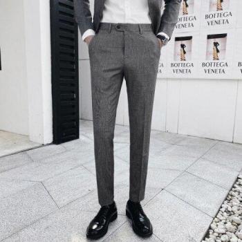 Pantalones de Vestir a Cuadros para Hombre