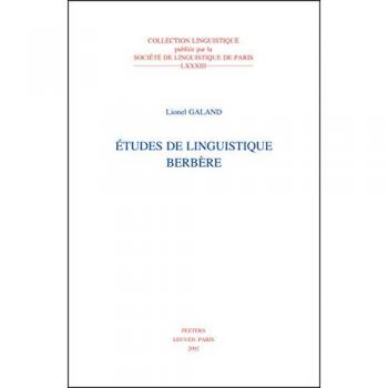 Etudes de linguistique berbere
