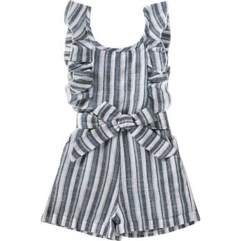 Sleeveless Summer Playsuit for Girls 3-7 Years