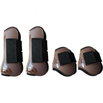 Bottes de tendon pour chevaux avec réglage